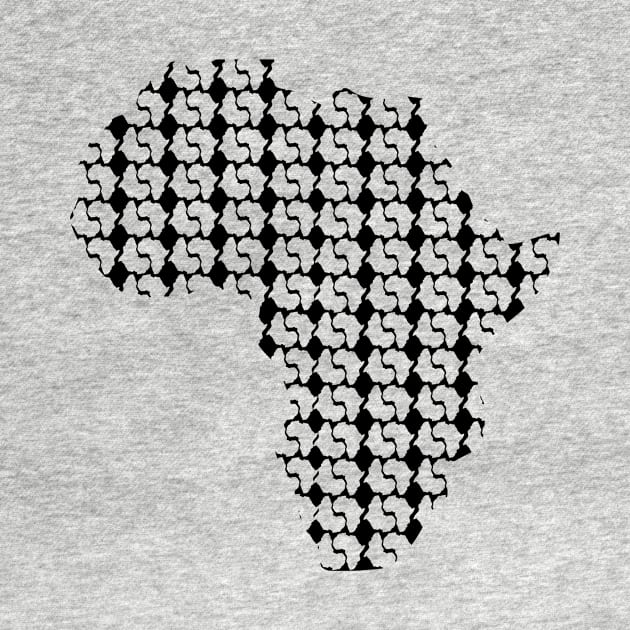 Africa Map in Geometric Pattern by scotch